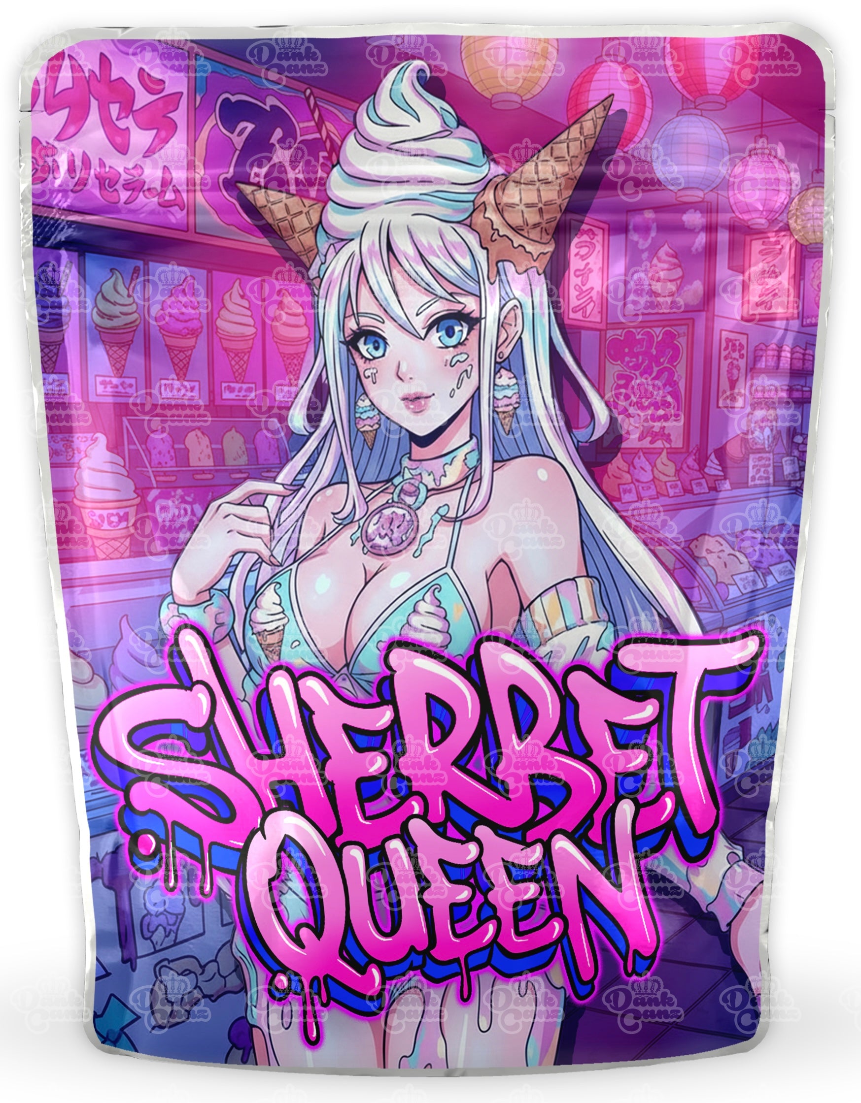 Sherbet Queen Mylar Bags