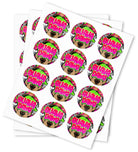 Guava Dawg Strain Stickers - DC Packaging Custom Cannabis Packaging