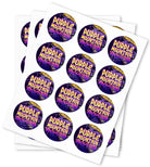 Purple Mountain Majesty Stickers - DC Packaging Custom Cannabis Packaging