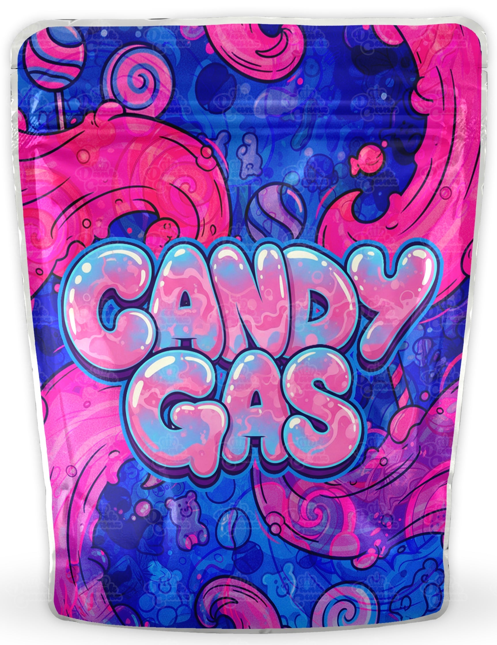 Candy Gas Mylar Bags - DC Packaging Custom Cannabis Packaging