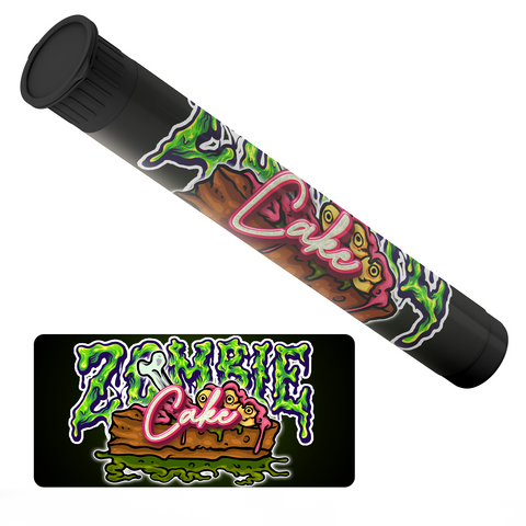 Zombie Cake Pre Roll Tubes - Pre Labelled