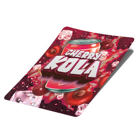 Cherry Kola Mylar Bag Labels - Labels only - DC Packaging Custom Cannabis Packaging
