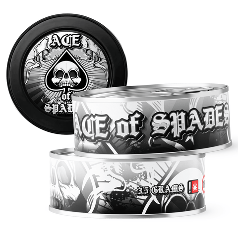 Ace of Spades 3.5g Self Seal Tins