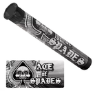 Ace of Spades Pre Roll Tubes - Labelled - DC Packaging Custom Cannabis Packaging
