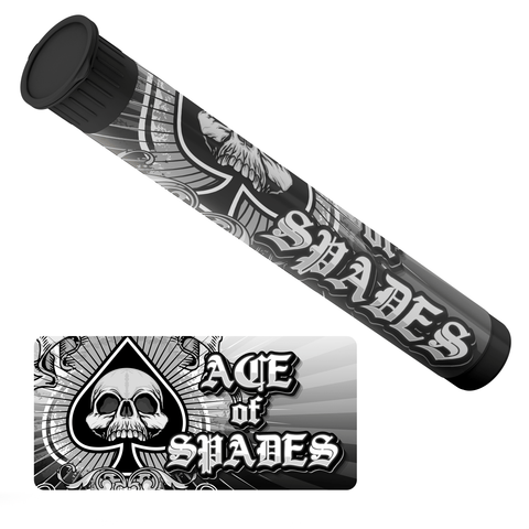 Tubos Pre Roll Ace of Spades-Pre etiquetados