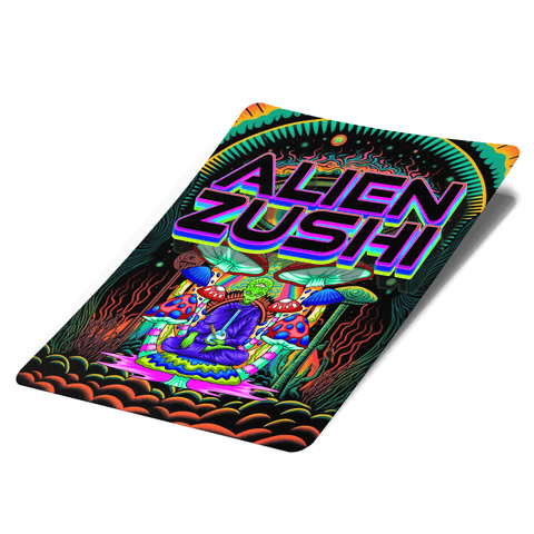 Alien Zushi Mylar-Taschenetiketten – nur Etiketten