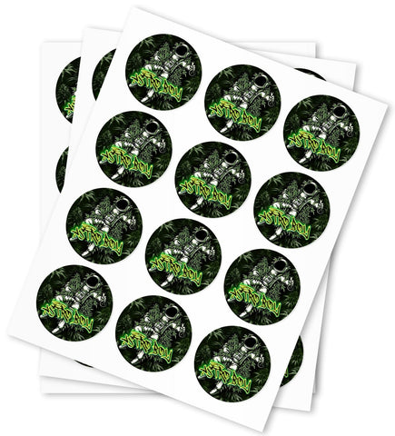 Astro Boy Strain Stickers