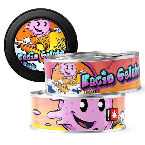 Bacio Gelato 3.5g Self Seal Tins