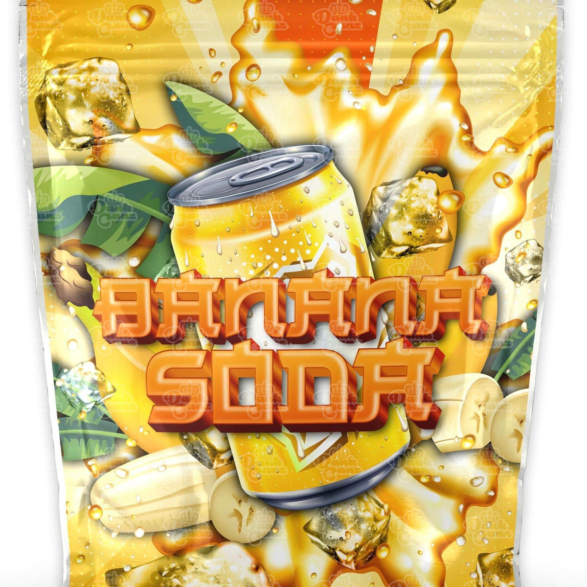 Banana Soda Mylar Bags | Cali Packs | Empty Packaging Size – DC Packaging