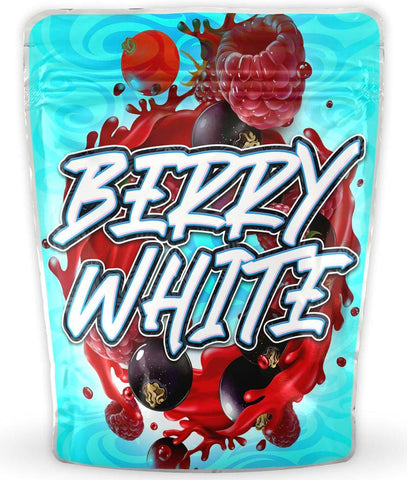 Berry White Mylar Bags