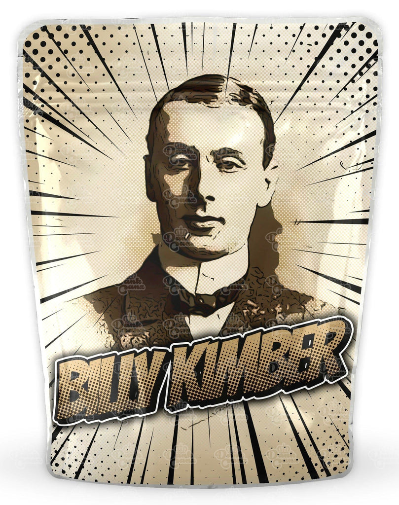 Billy Kimber Mylar Bags Cali Packs Empty Packaging Size