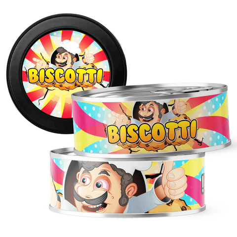Biscotti 3.5g Self Seal Tins