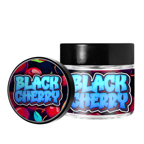 Black Cherry 3.5g/60ml Glass Jars - Pre Labelled