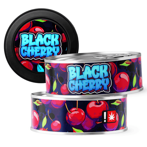 Black Cherry 3.5g Self Seal Tins