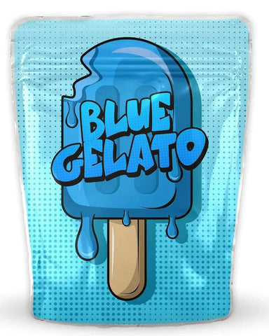 Blue Gelato Mylar Bags