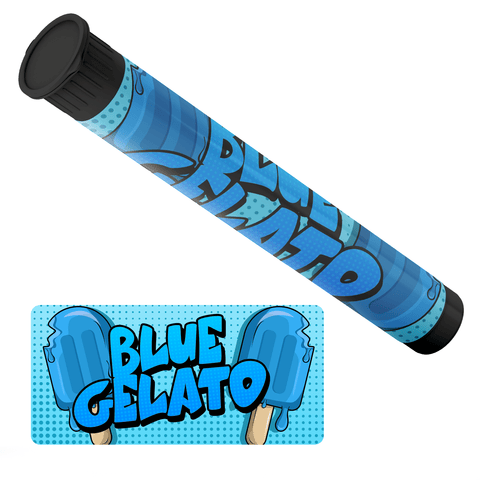 Blue Gelato Pre Roll Tubes - Pre Labelled