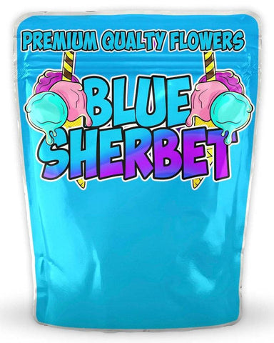 Blue Sherbet Mylar Bags