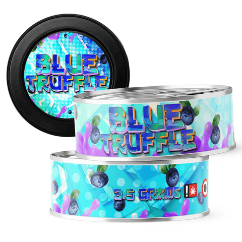 Blue Truffle 3.5g Self Seal Tins