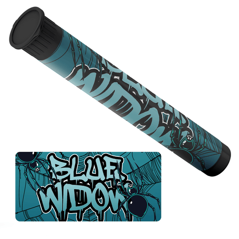 Blue Widow Pre Roll Tubes - Pre Labelled