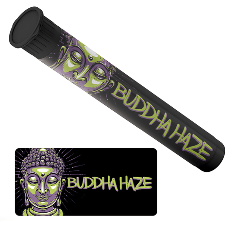 Buddha Haze Pre Roll Tubes - Pre Labelled