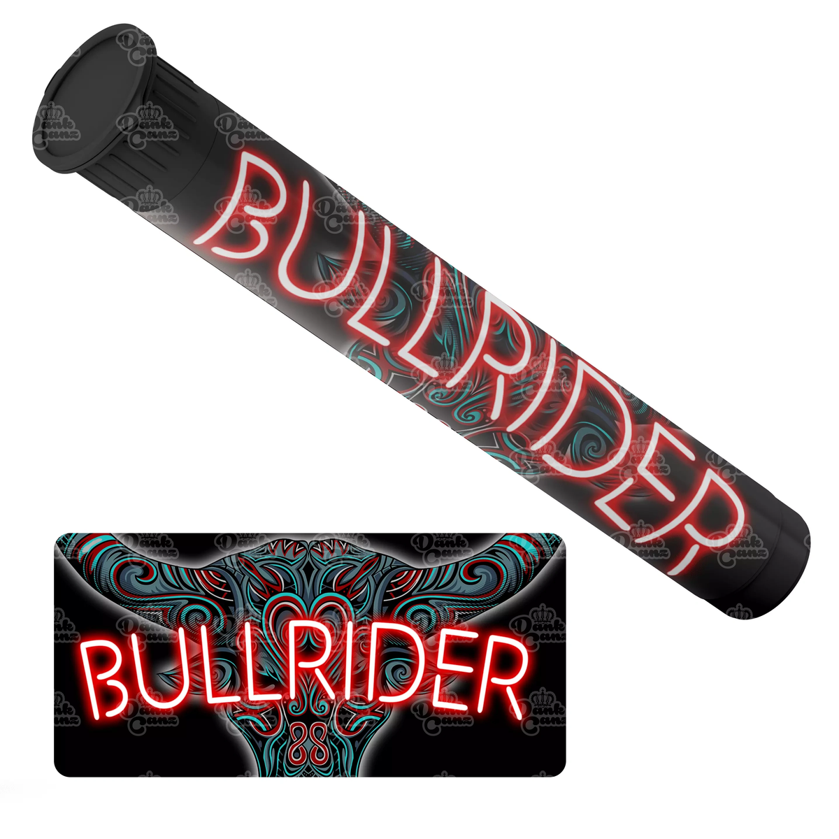 Bullrider Pre Roll Tubes | Empty Doob Tubes | 115mm