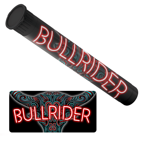 Bullrider Pre Roll Tubes - Pre Labelled