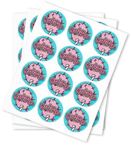 Candy Floss Strain Stickers