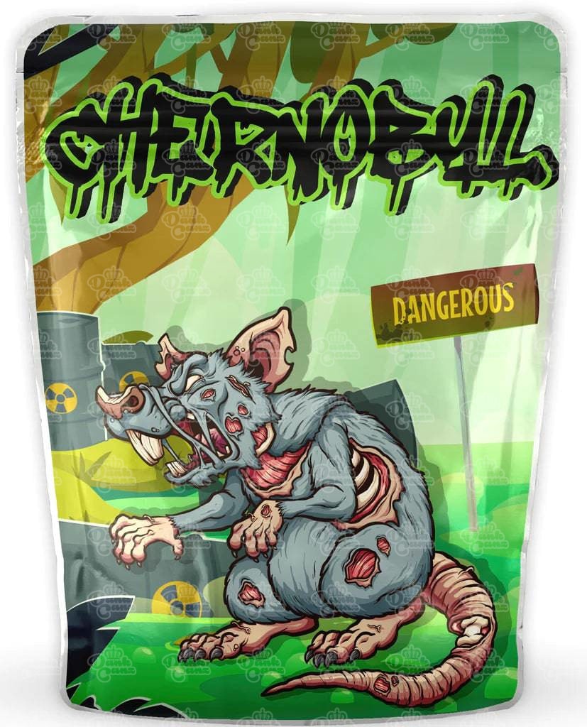 Chernobyl Mylar Bags | cali packz | Empty Packaging Size