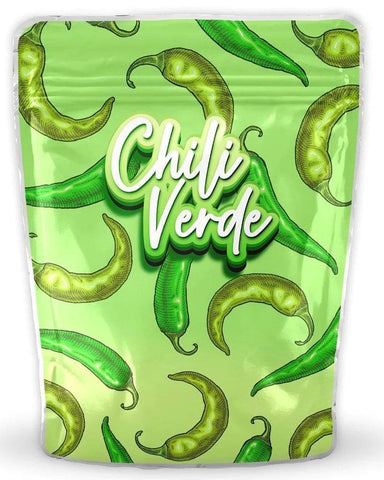 Chili Verde Mylar Bags