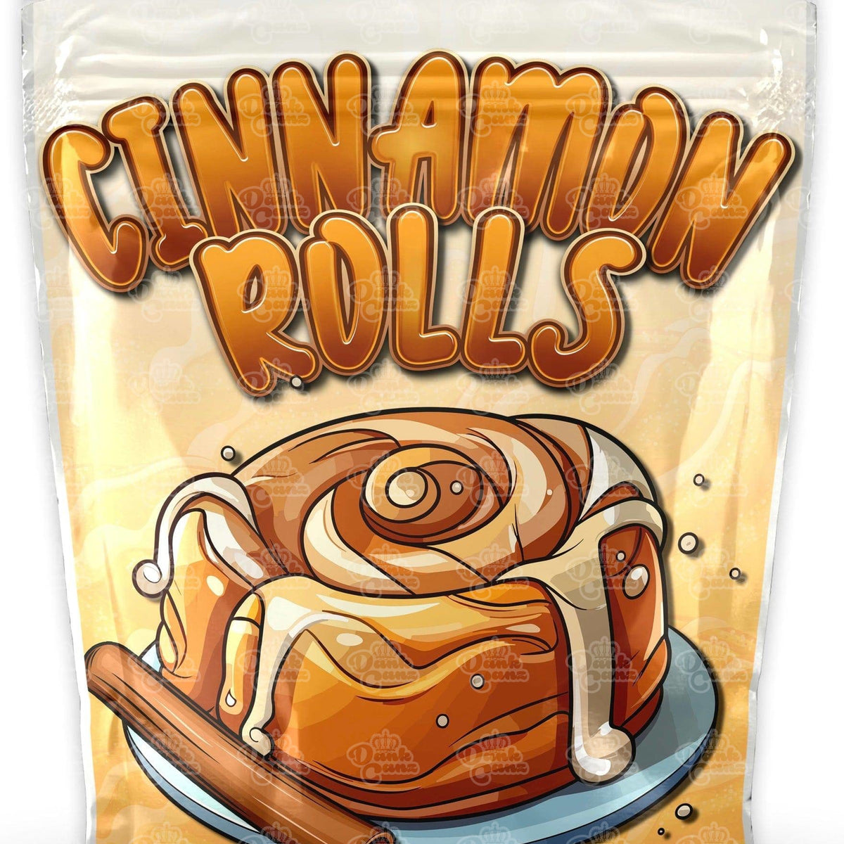 Cinnamon Rolls Mylar Bags | Cali Packs | Empty Packaging Size – DC ...