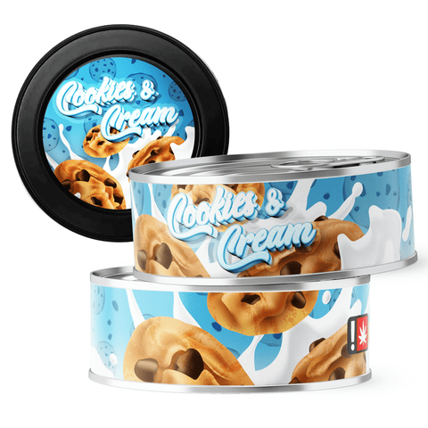 Cookies & Cream 3.5g Self Seal Tins