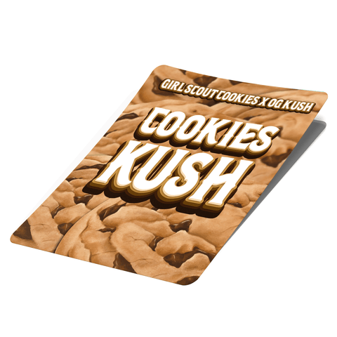 Cookies Kush Mylar Bag Labels - Labels only