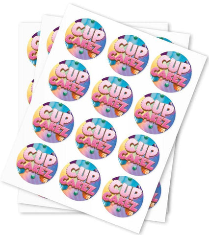 Cupcakez Strain Stickers