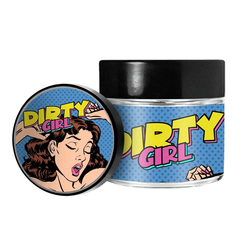 Dirty Girl 3,5 g/60 ml Glasgefäße – vorbeschriftet 