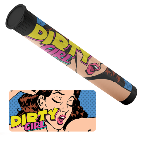 Dirty Girl Pre Roll Tubes - Pre Labelled