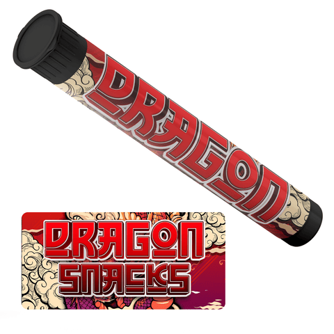 Dragon Snacks Pre Roll Tubes - Pre Labelled