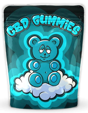 Edibles CBD Gummy Bears Mylar Bags - Empty