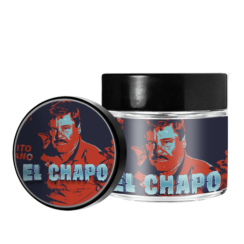 El Chapo 3.5g/60ml Glass Jars - Pre Labelled