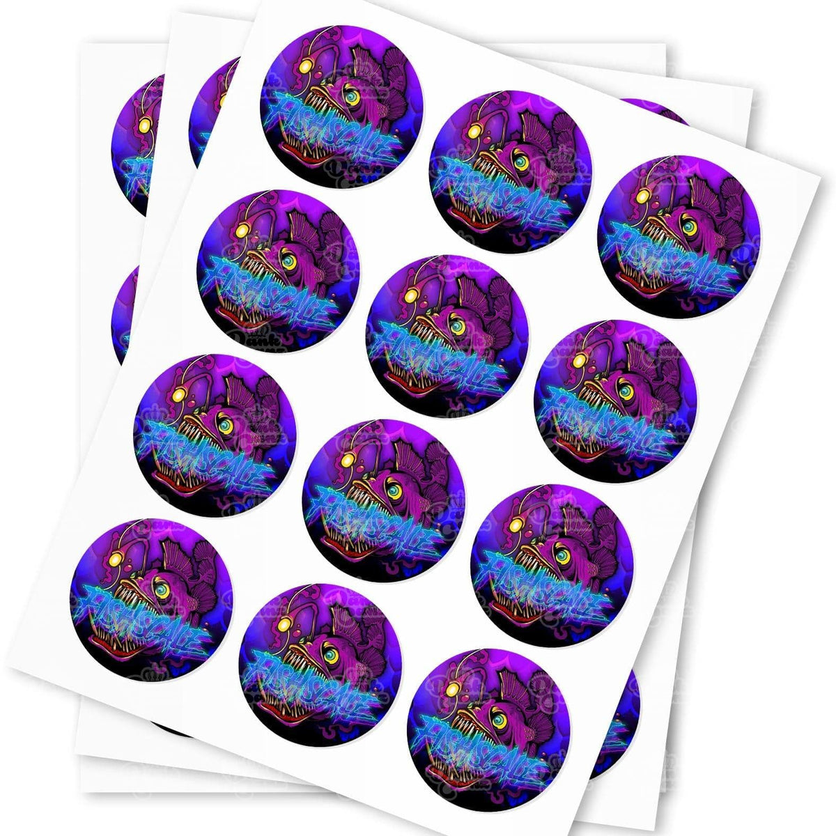 Fish Scale Strain Stickers | Strain Labels | Cali Labels