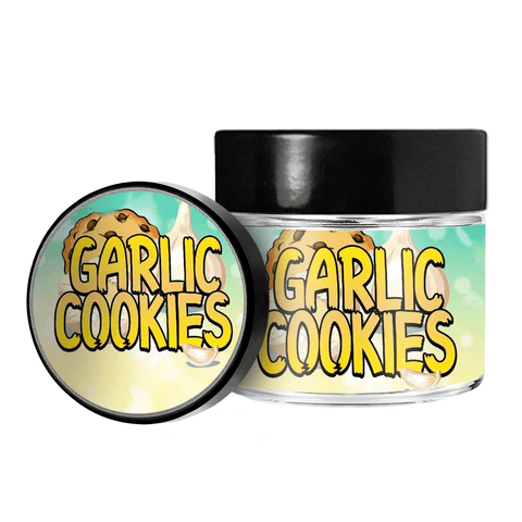 Garlic Cookies 3.5g/60ml Glass Jars - Pre Labelled
