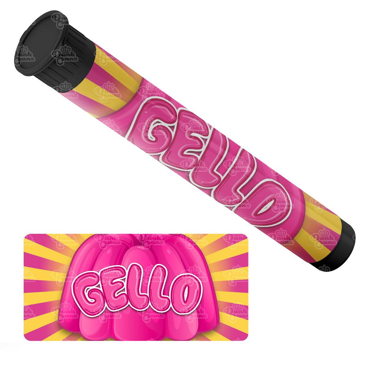 Gello Pre Roll Tubes | Empty Doob Tubes | 115mm