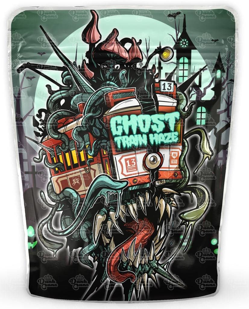 Ghost Train Haze Mylar Bags | Cali Packs | Empty Packaging Size