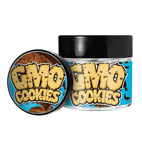 GMO Cookies 3.5g/60ml Glass Jars - Pre Labelled
