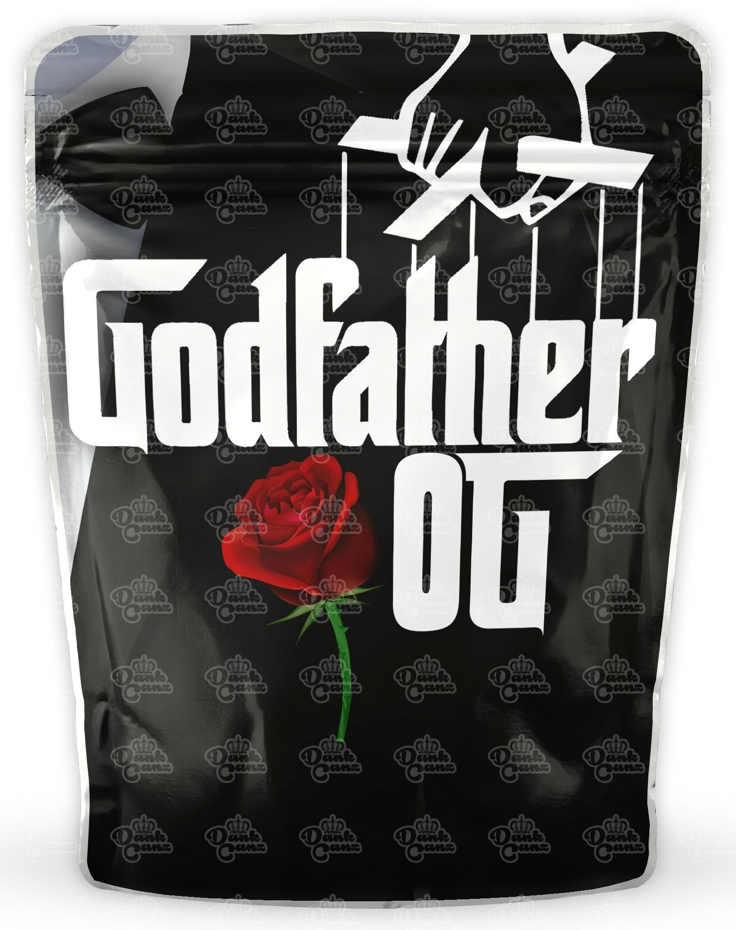 25枚限定 Cut Beetlez & Godfather Don 5inch Godfather OG Mylar Bags | cali packz | Empty Packaging Size