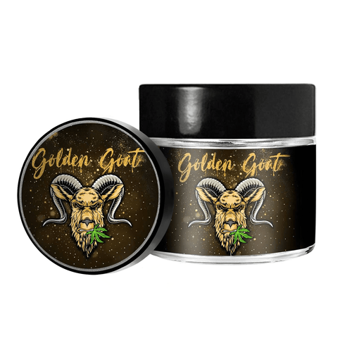 Golden Goat 3.5g/60ml Glass Jars - Pre Labelled