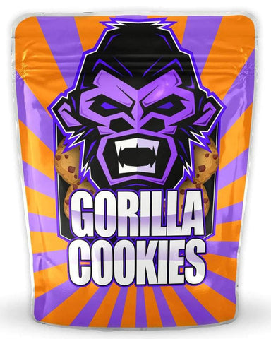 Gorilla Cookies Mylar Bags