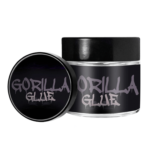 Gorilla Glue 3.5g/60ml Glass Jars - Pre Labelled