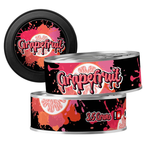Grapefruit 3.5g Self Seal Tins