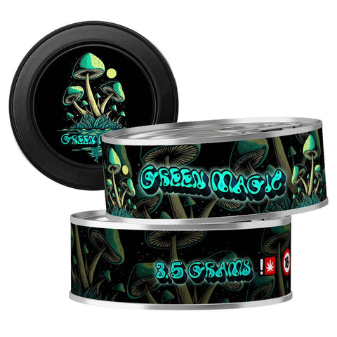 Green Magic 3.5g Self Seal Tins