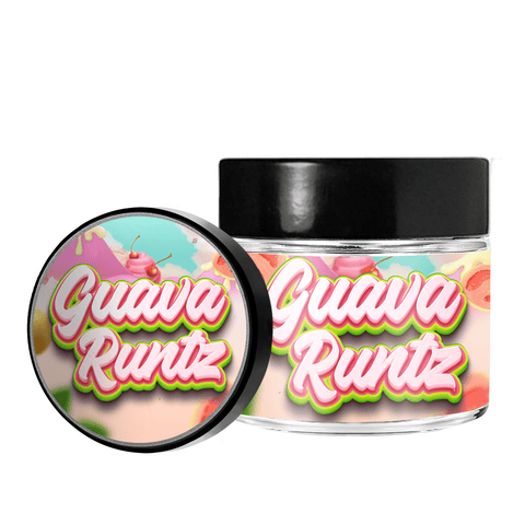 Guava Runtz 3.5g/60ml Glass Jars - Pre Labelled